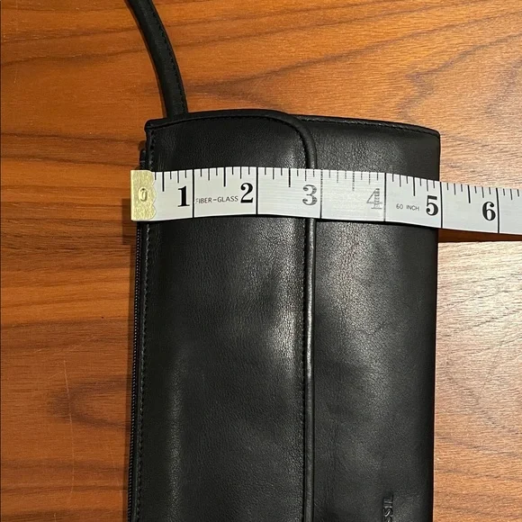 Fossil Black Leather Crossbody Bag - Picture 10 of 14